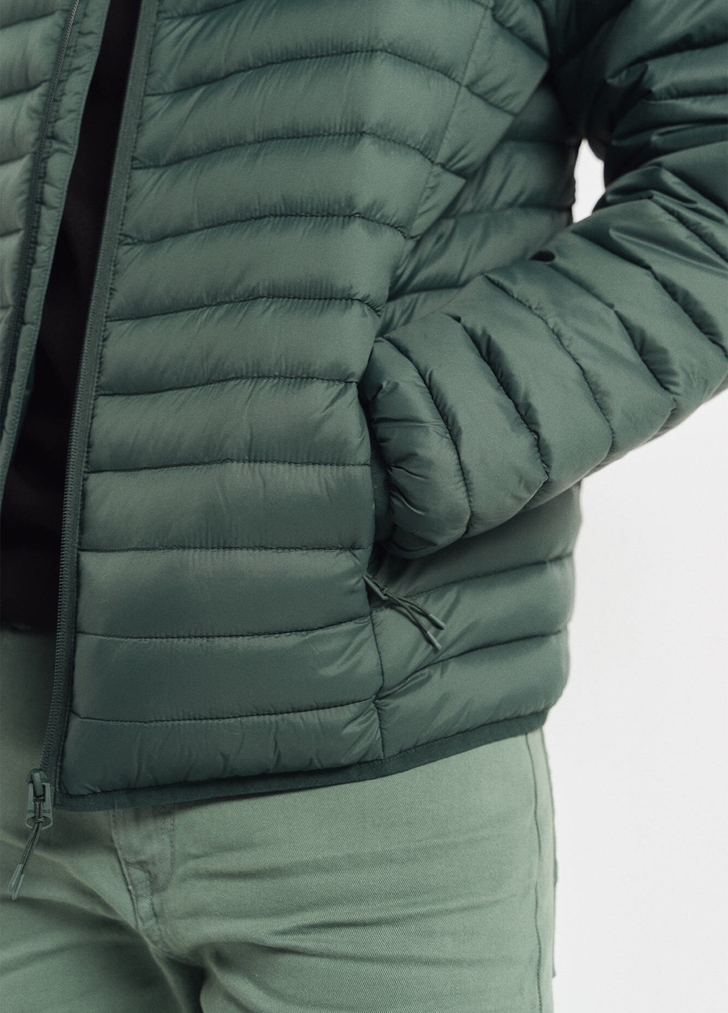 Зеленая демисезонная куртка Springfield