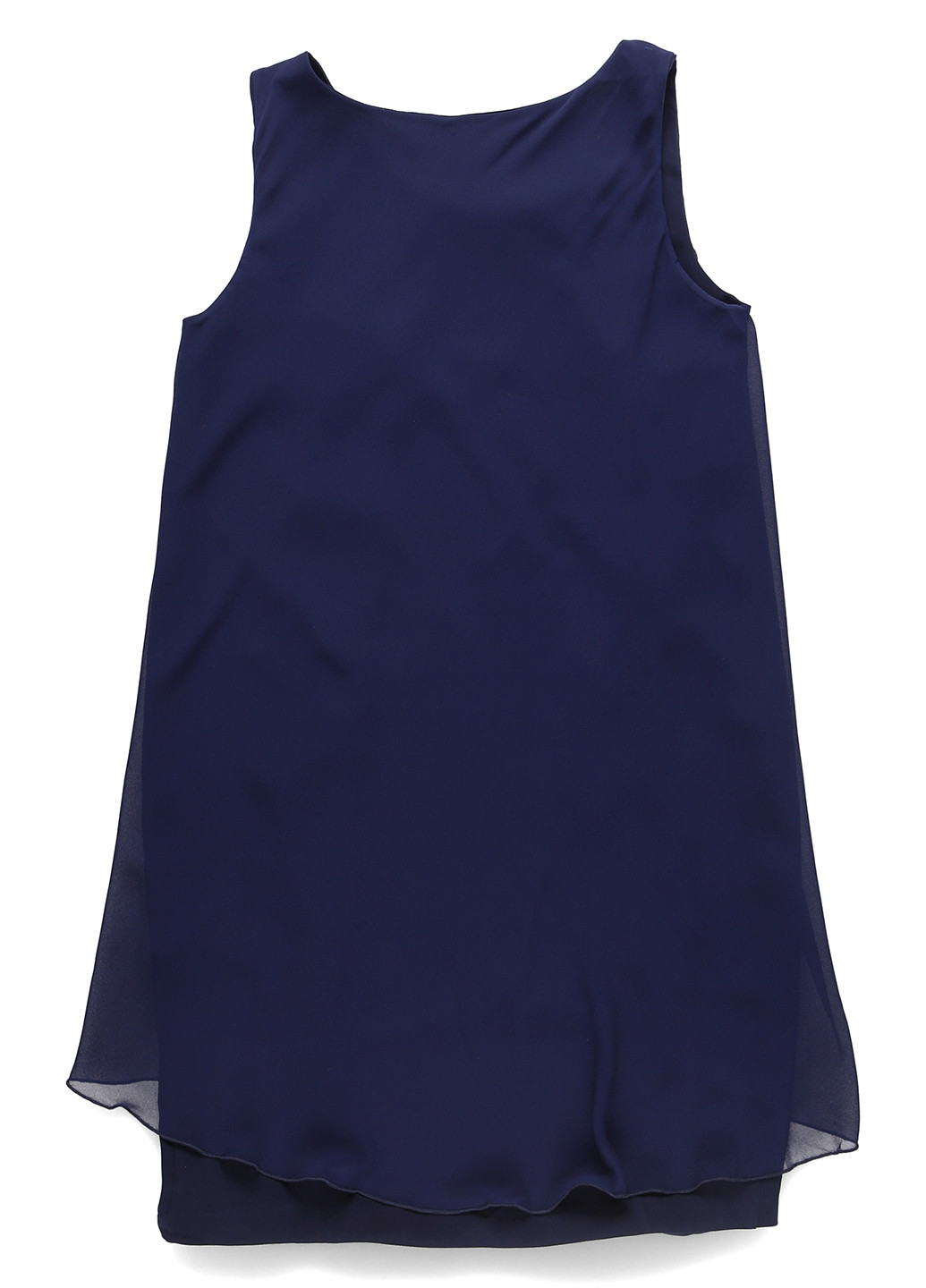 Темно-синее кэжуал платье а-силуэт Sara однотонное