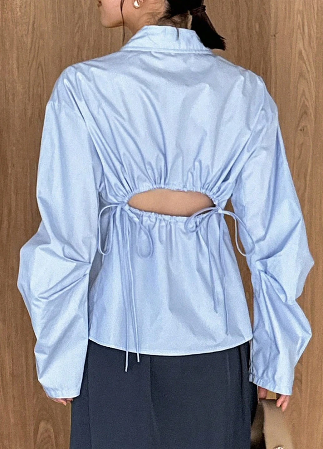Голубая блуза SHEIN