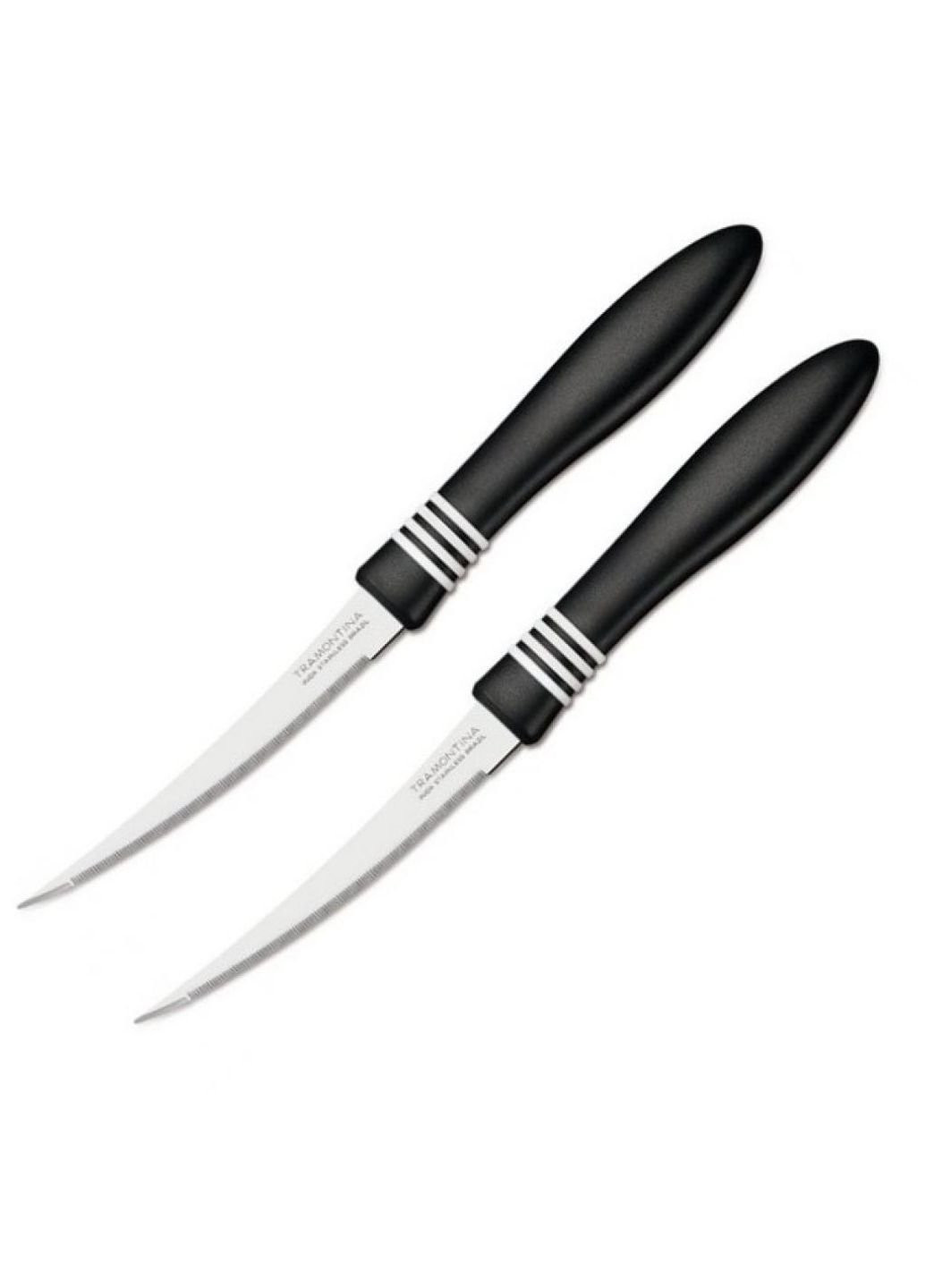 Набор ножей COR & COR для томатов 2шт 102 мм Black (23462/204) Tramontina чёрные,