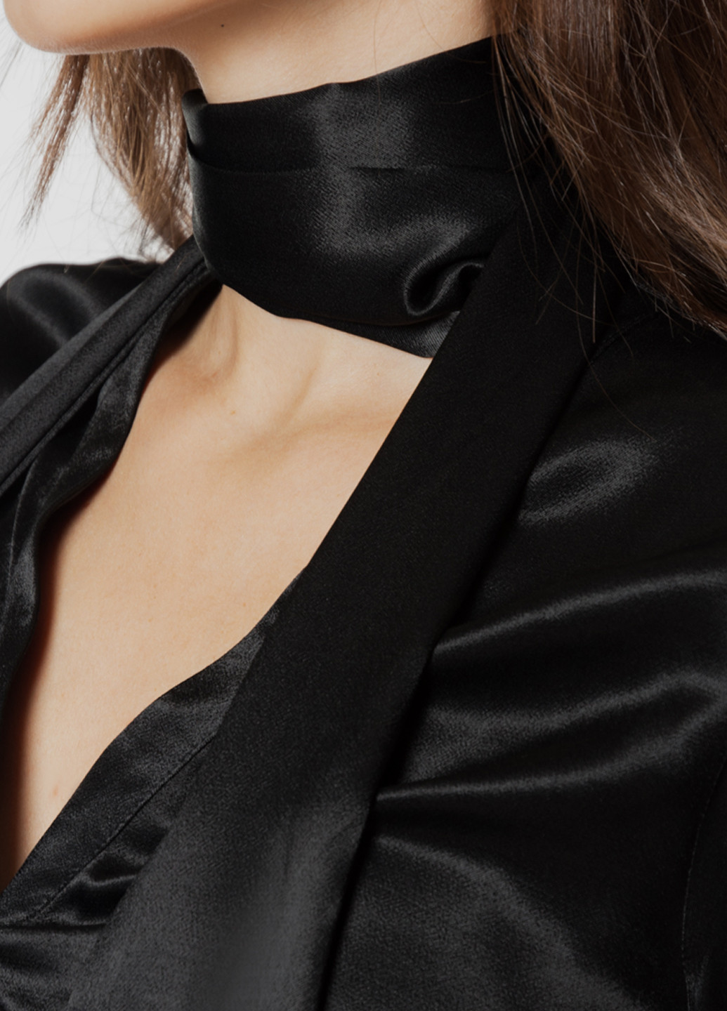 Черная демисезонная блуза женская Arber Lily