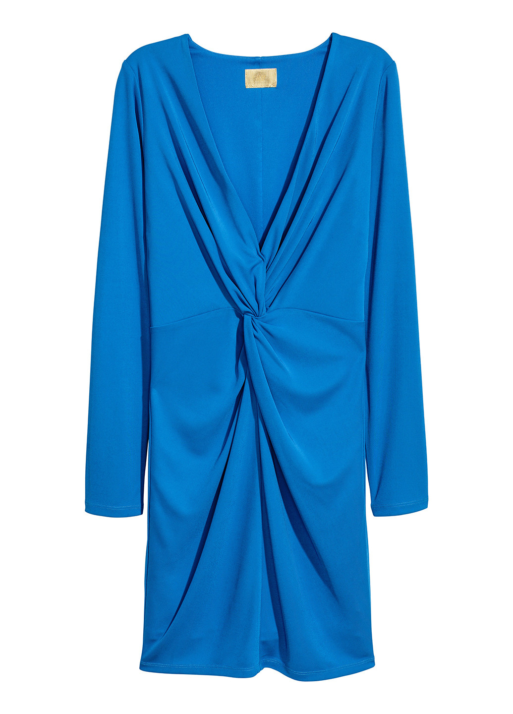 Блакитна кежуал сукня футляр H&M однотонна
