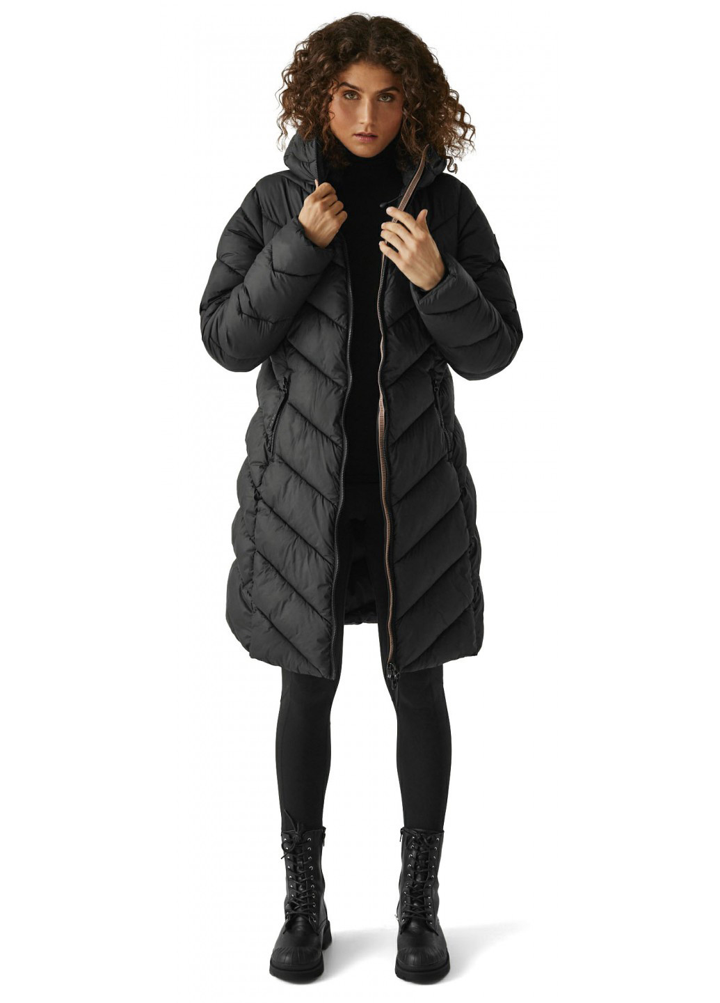 Чорна зимня куртка куртка-пальто Regatta Andia II