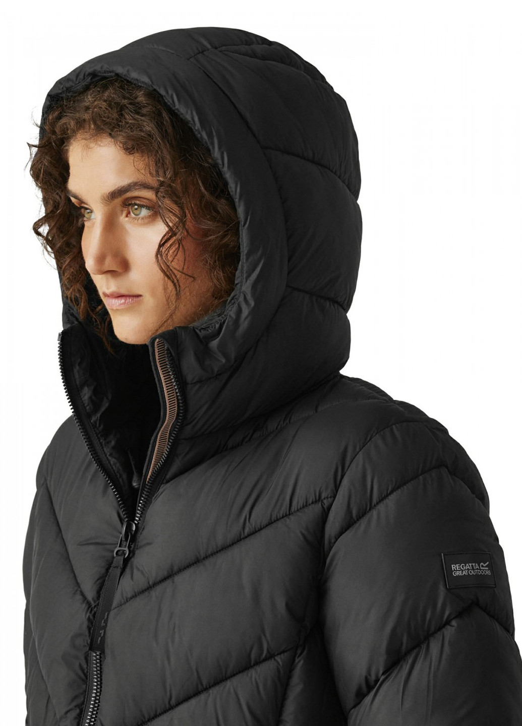 Чорна зимня куртка куртка-пальто Regatta Andia II