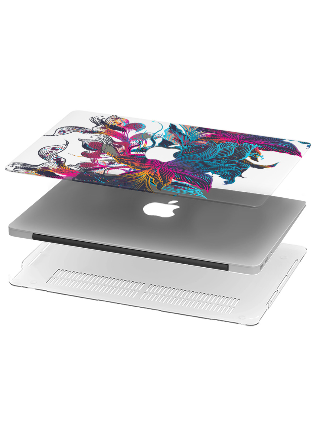 Чохол пластиковий для Apple MacBook Pro Retina 13 A1502 / А1425 Квіти (Flowers) (6352-1761) MobiPrint (218528357)