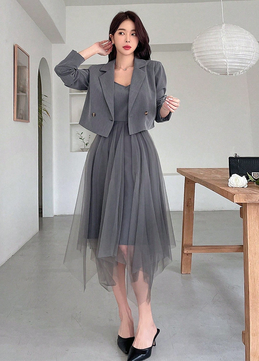 Костюм (жакет, платье) SHEIN (340648652)