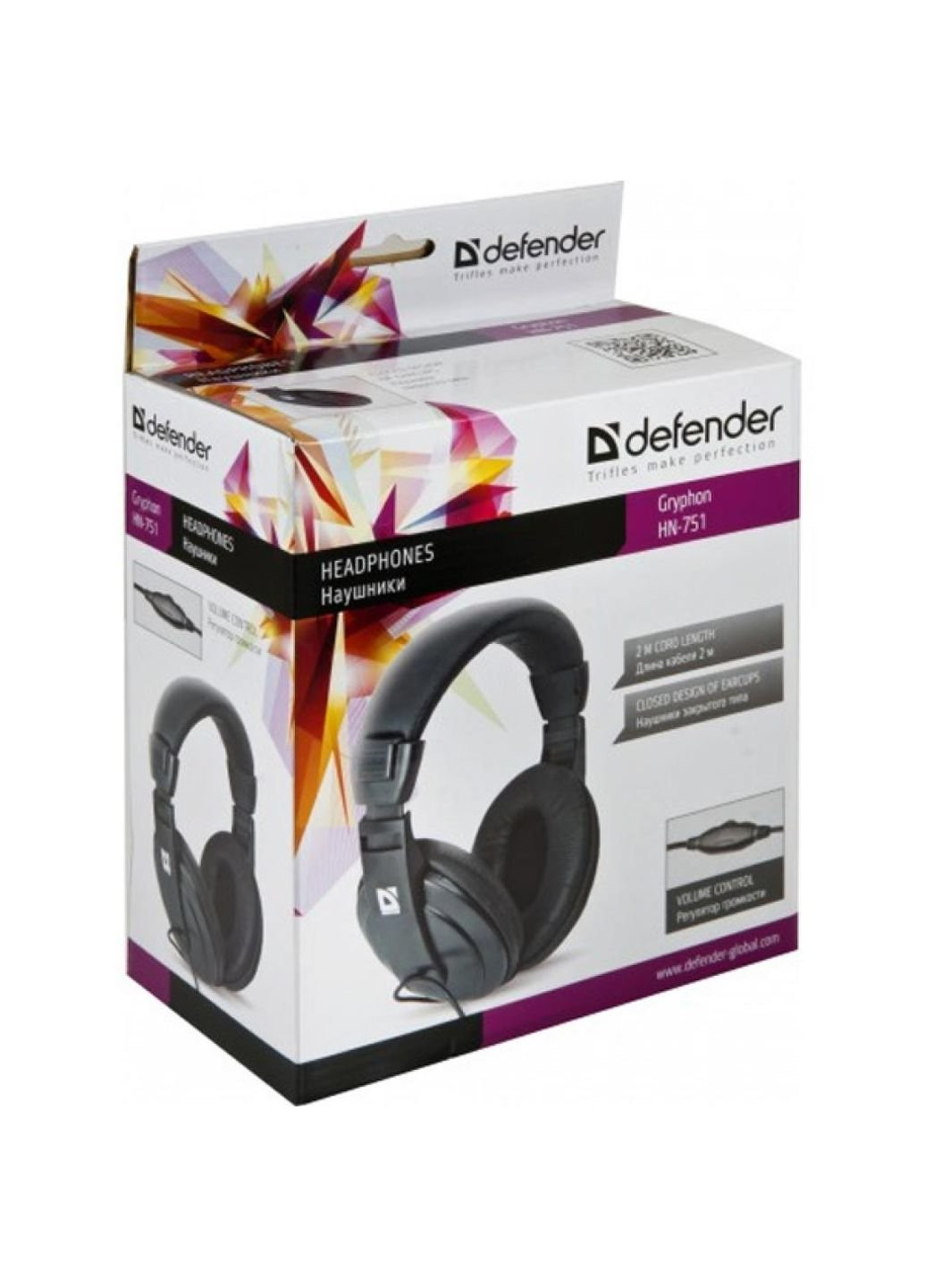 Наушники (63750) Defender Gryphon HN-750 Black (253546173)