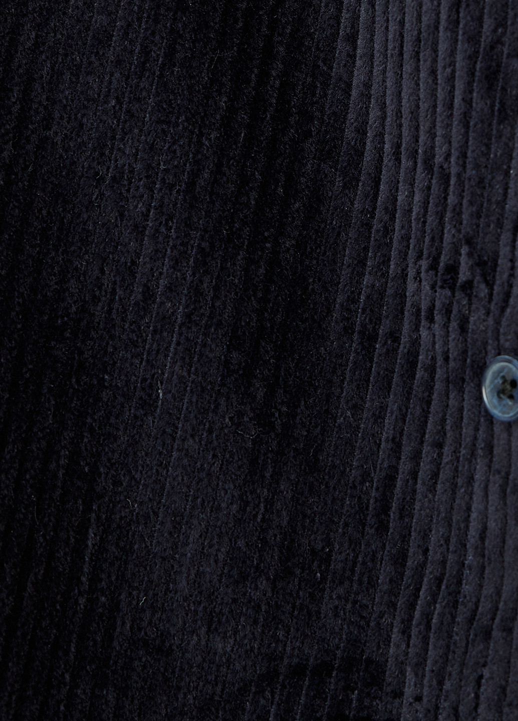 Темно-синяя кэжуал рубашка однотонная KOTON