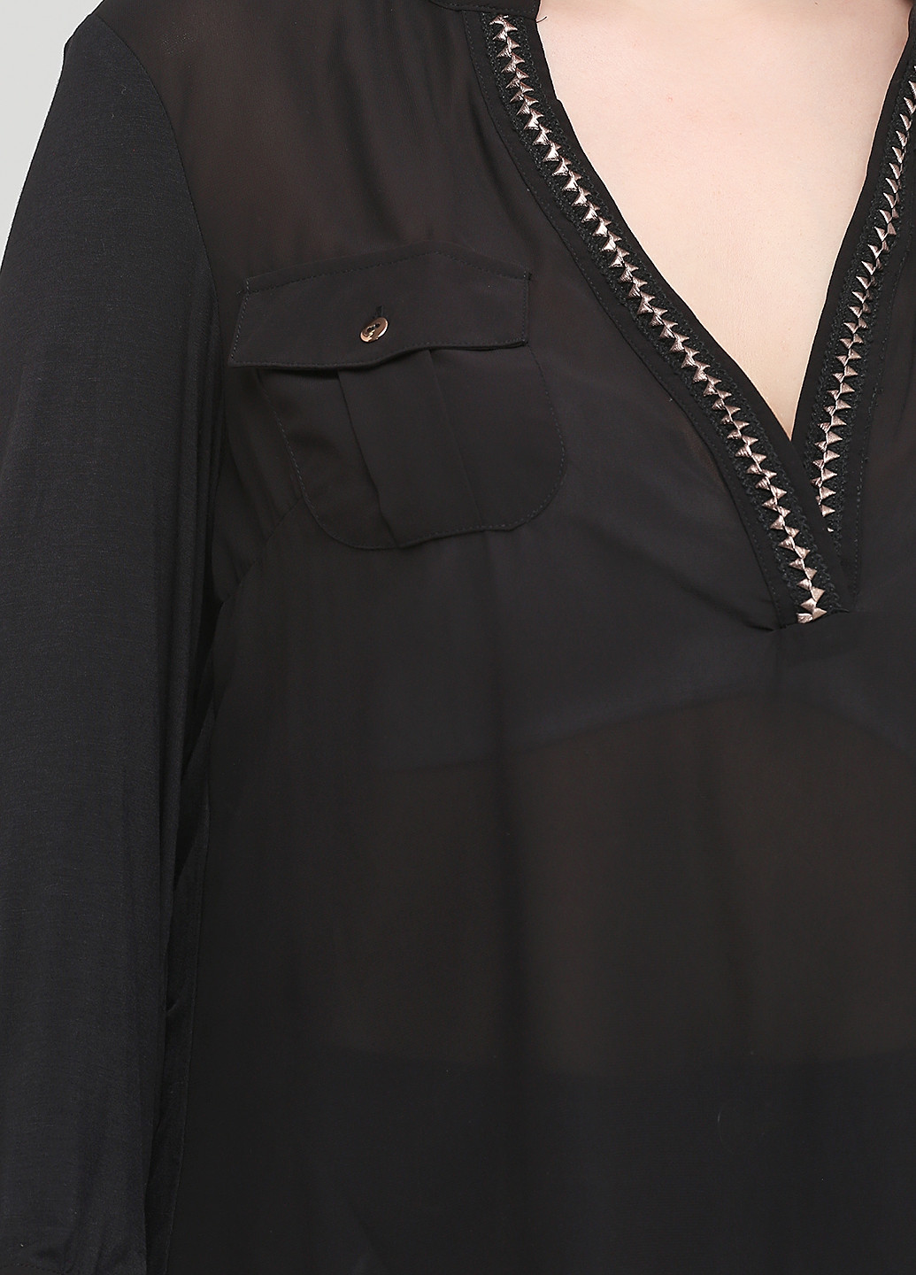 Черная демисезонная блуза Avon