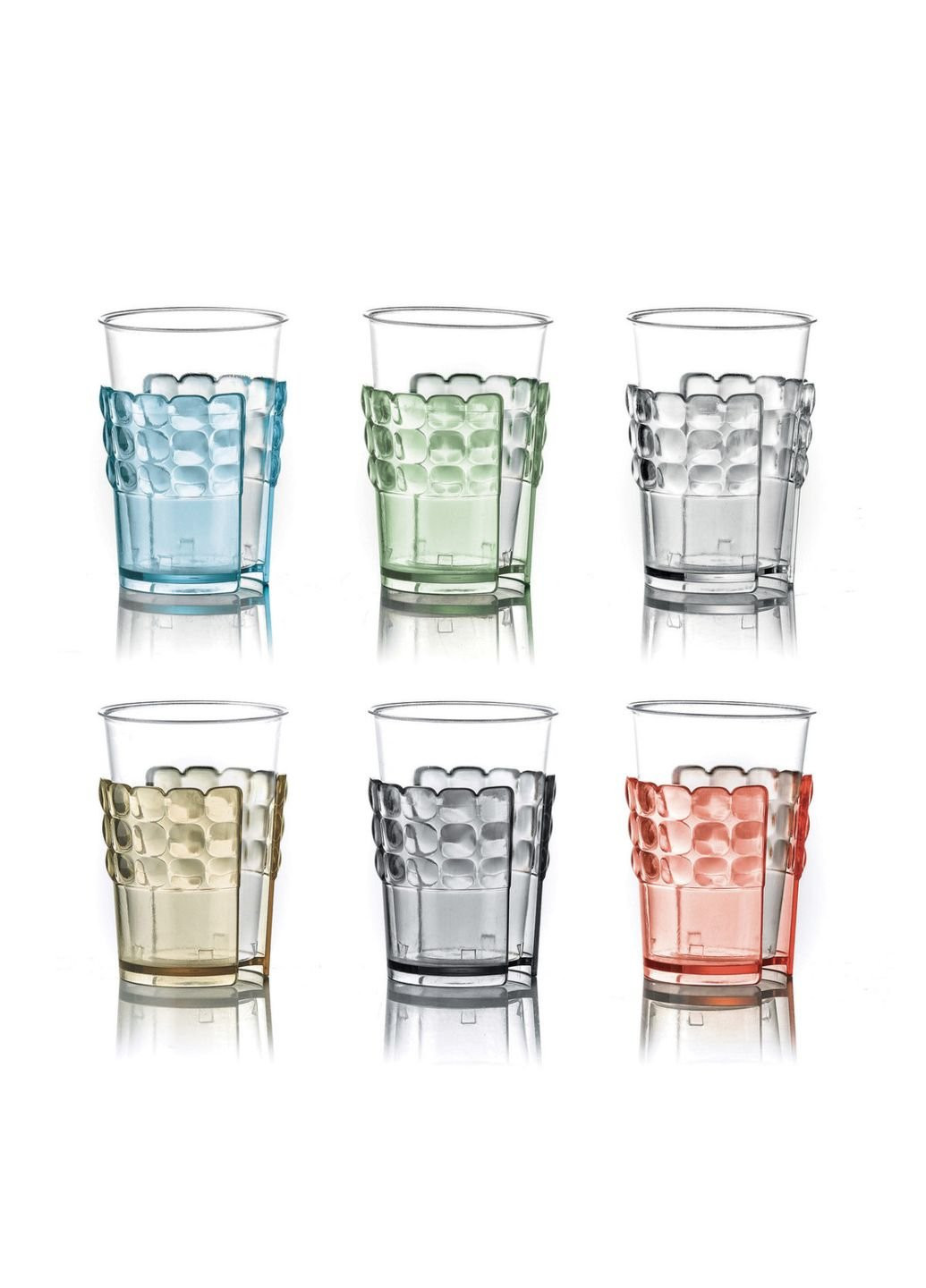 Набор стаканов Tiffany 19970052 13,4х8х16,5 см 6 шт Guzzini (253612439)