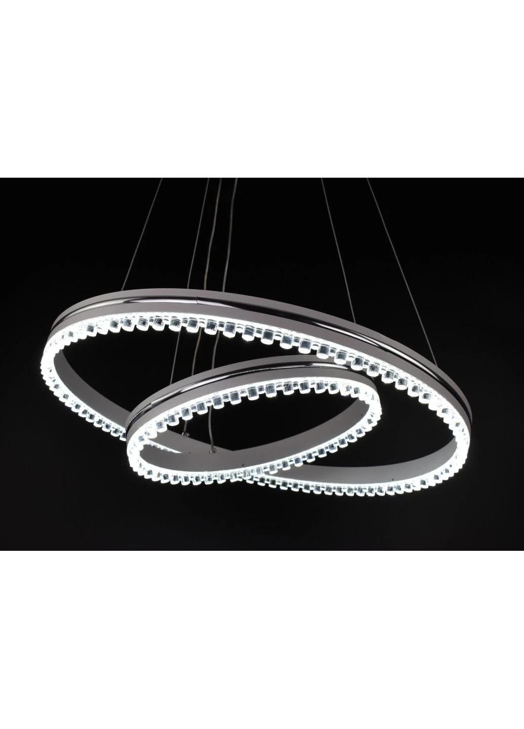 Люстра стельова LED з пультом A55060/2P-wh-ch Білий 40х50х50 см. Sunnysky (253629294)