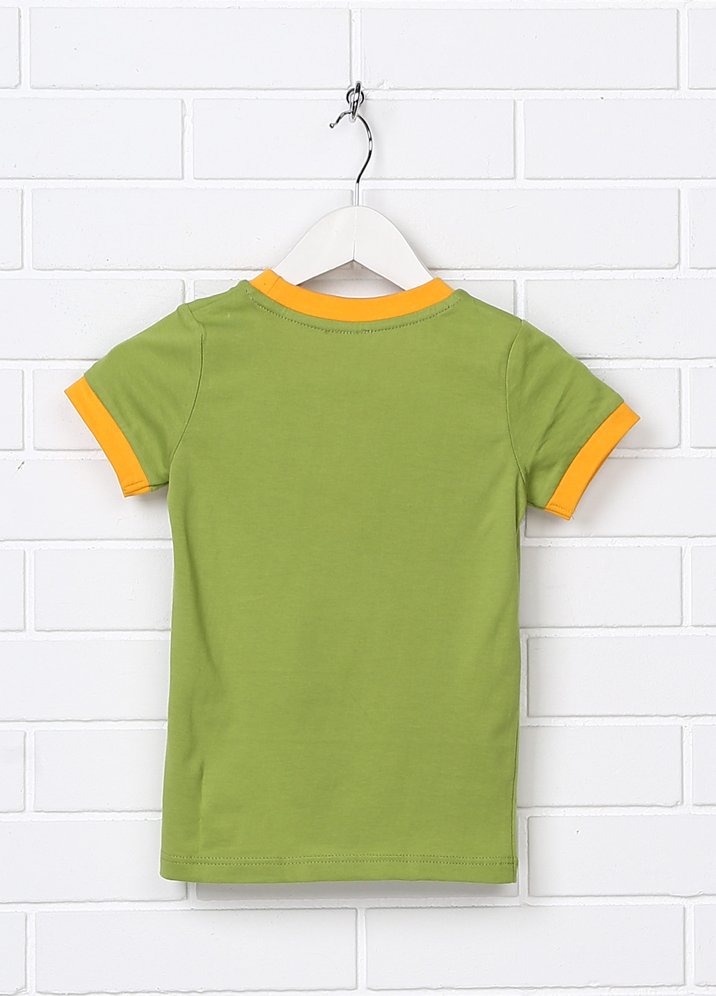 Светло-зеленая летняя футболка с коротким рукавом Роза