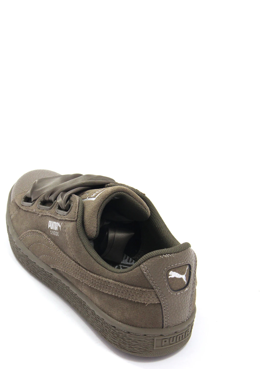 Хакі жіночі кеди suede heart bubble wns Puma