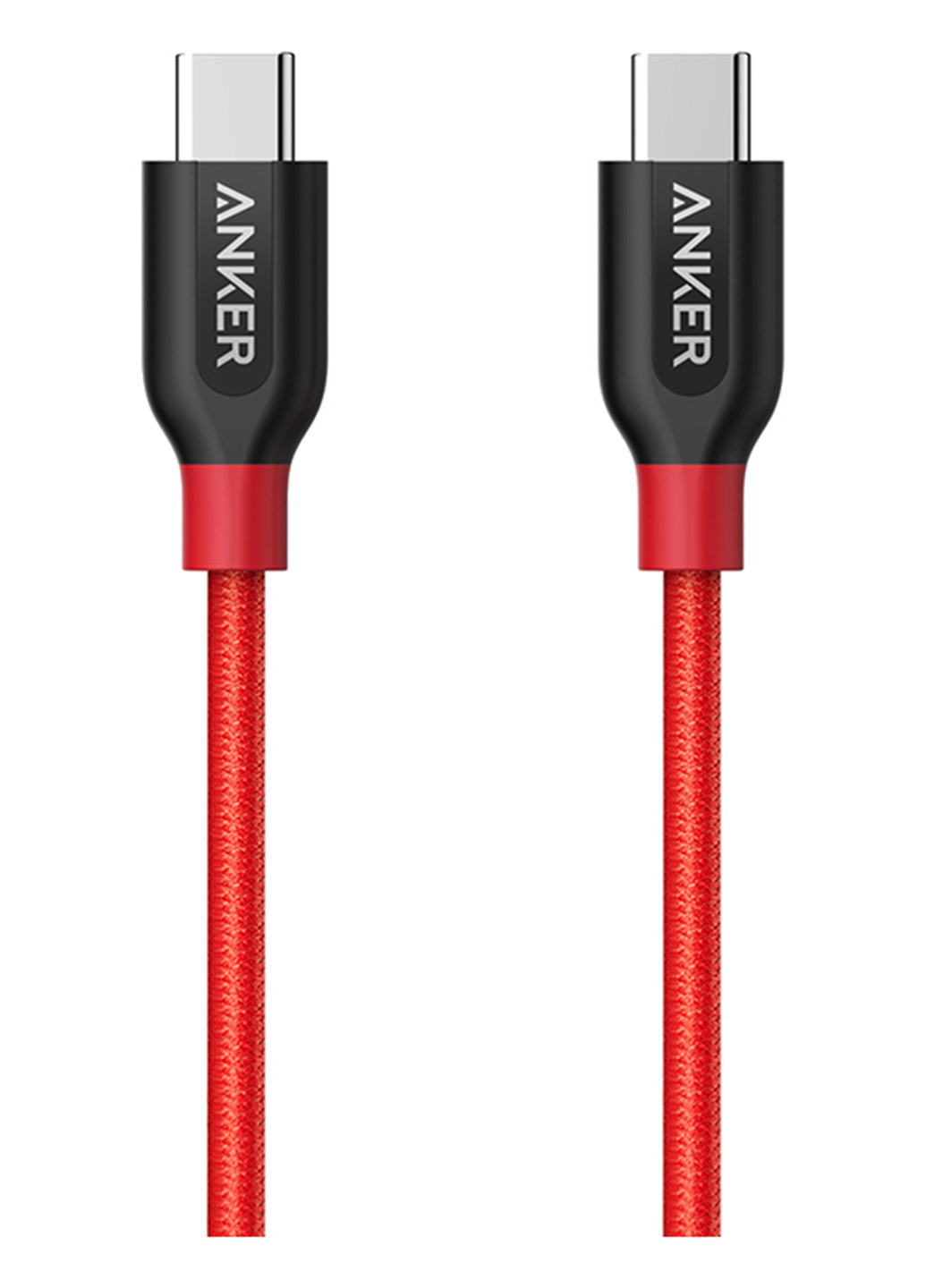 Кабель Powerline + USB-C to USB-C 2.0 - 0.9м V3 (Red) Anker powerline+ usb-c to usb-c 2.0 - 0.9м v3 (red) (134496696)