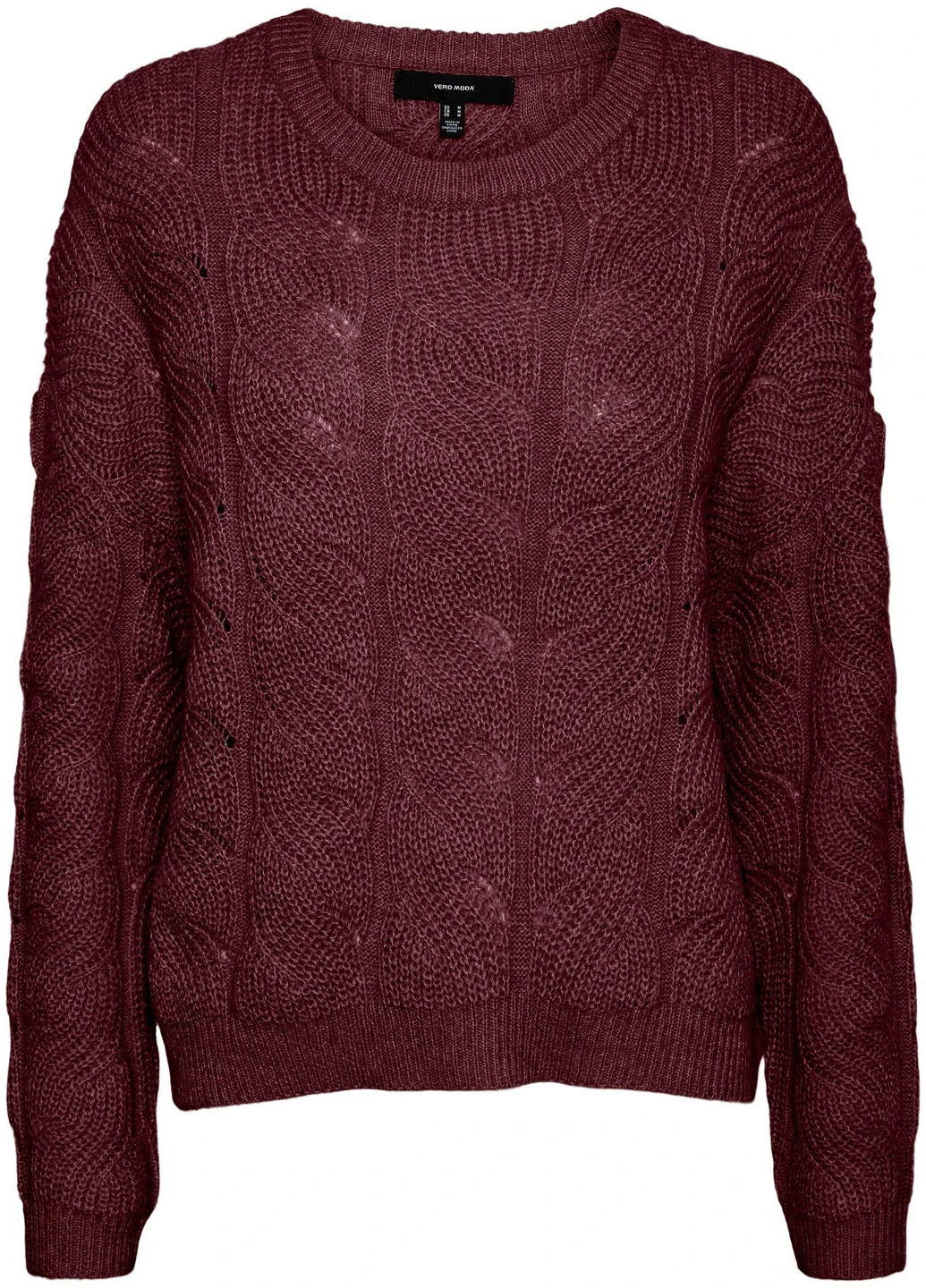 Бордовий демісезонний светр Vero Moda