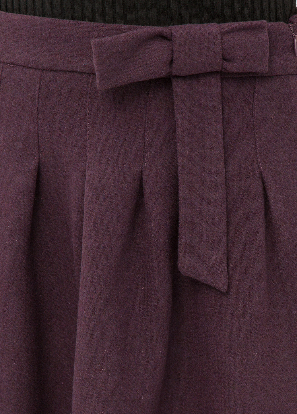 Сливовая кэжуал однотонная юбка KOTON колокол