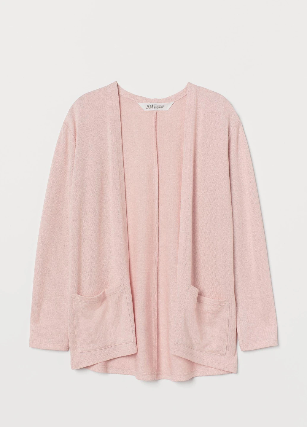 Кардиган демісезон,рожевий-сріблястий, H&M (255192414)