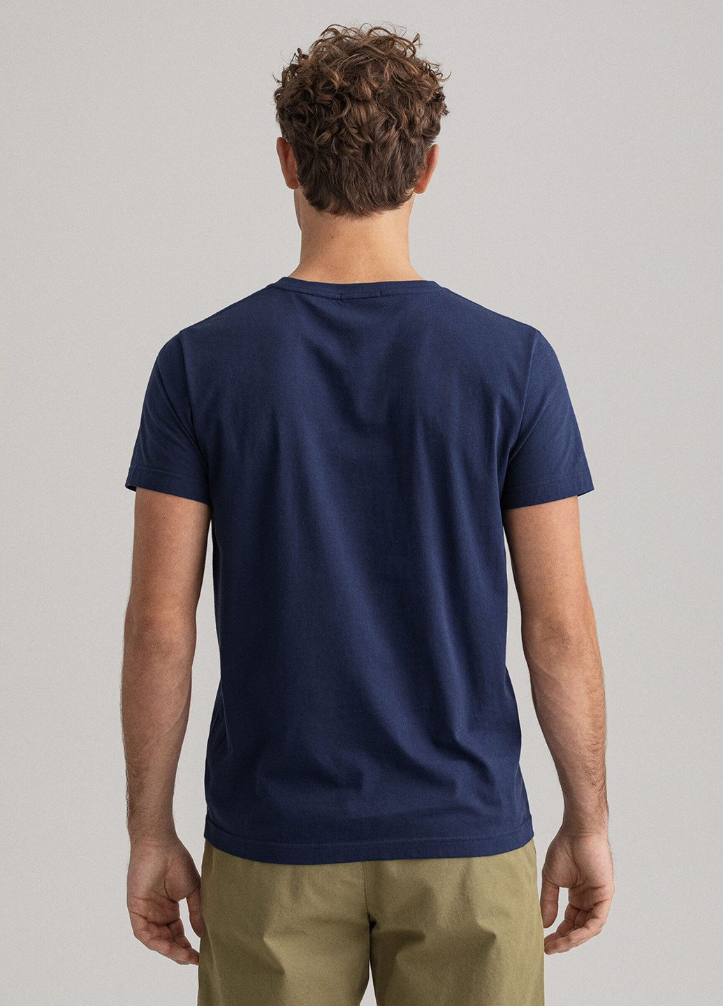 Темно-синяя футболка Gant