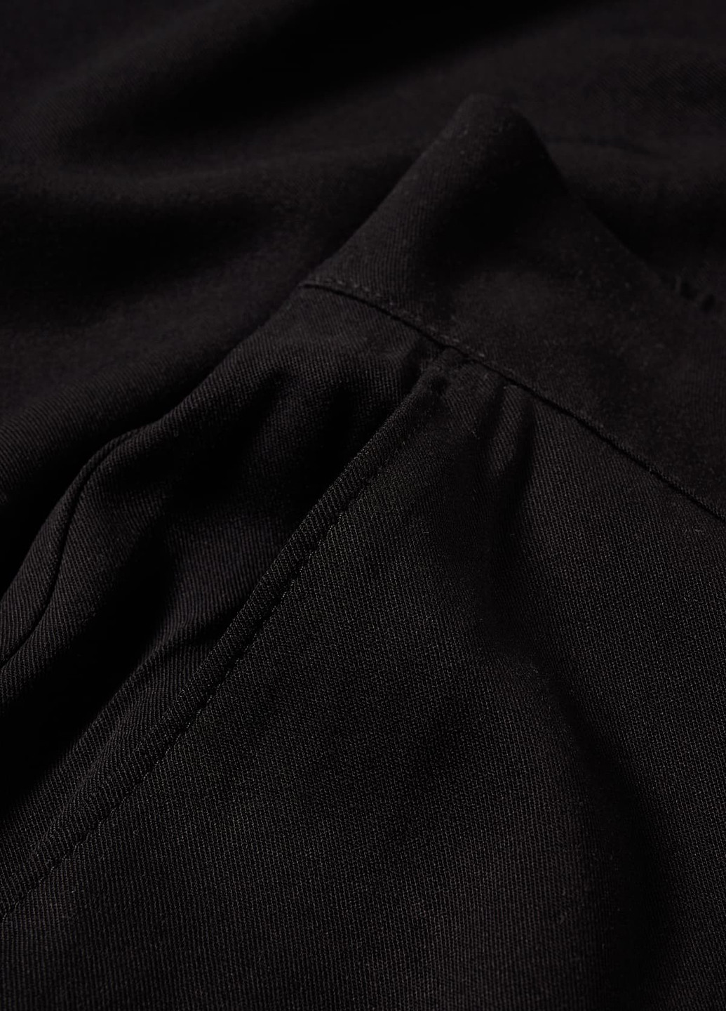 Черные кэжуал демисезонные палаццо брюки C&A