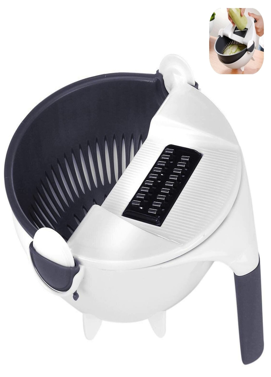 Кухонний мульти слайсер друшлаг універсальна овочерізка (16978841) Francesco Marconi (204146834)