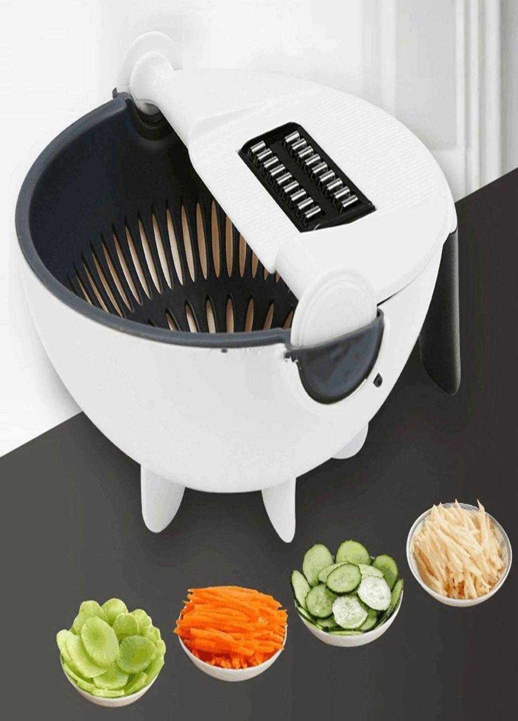 Кухонний мульти слайсер друшлаг універсальна овочерізка (16978841) Francesco Marconi (204146834)