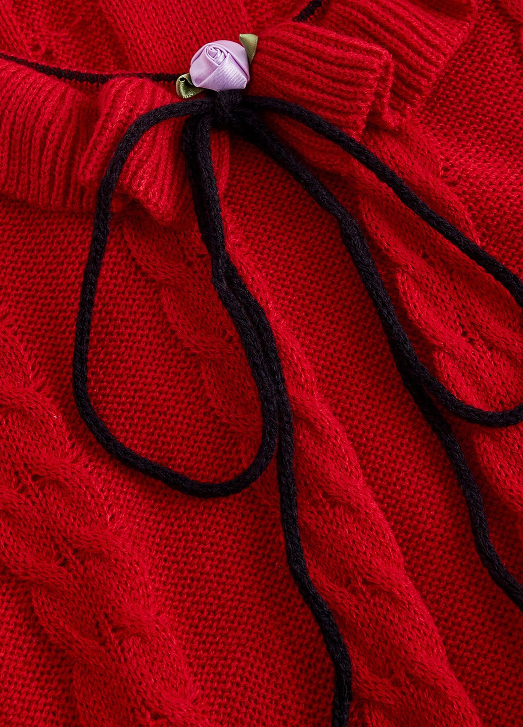 Красное праздничный, вечернее, кэжуал платье а-силуэт, платье-свитер SHEIN однотонное