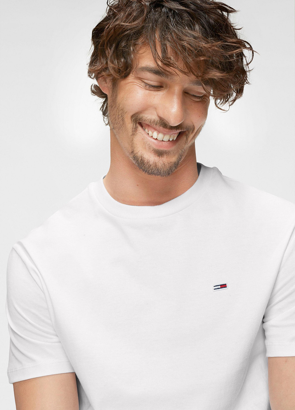Біла футболка Tommy Jeans