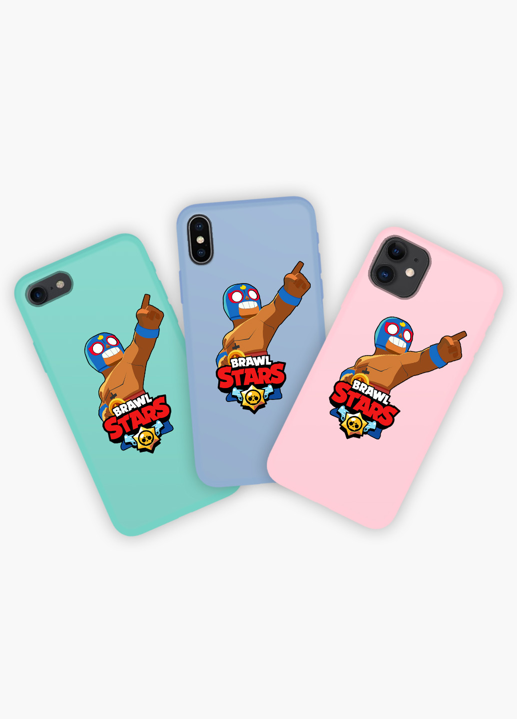 Чехол силиконовый Apple Iphone 6 Эль Примо Бравл Старс (El Primo Brawl Stars) (6937-1011) MobiPrint (219284194)