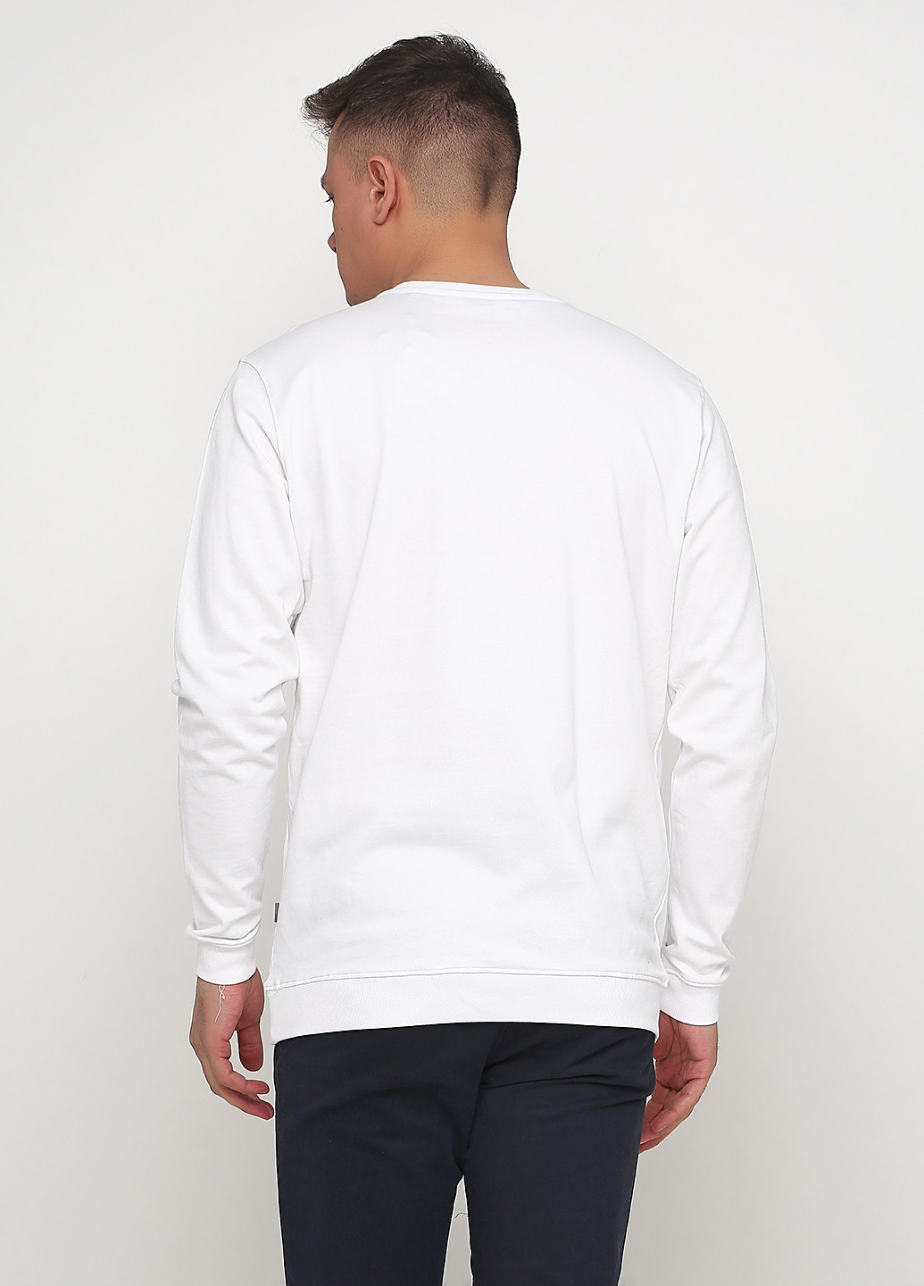 Белый свитшот Solid рисунок (160488792)