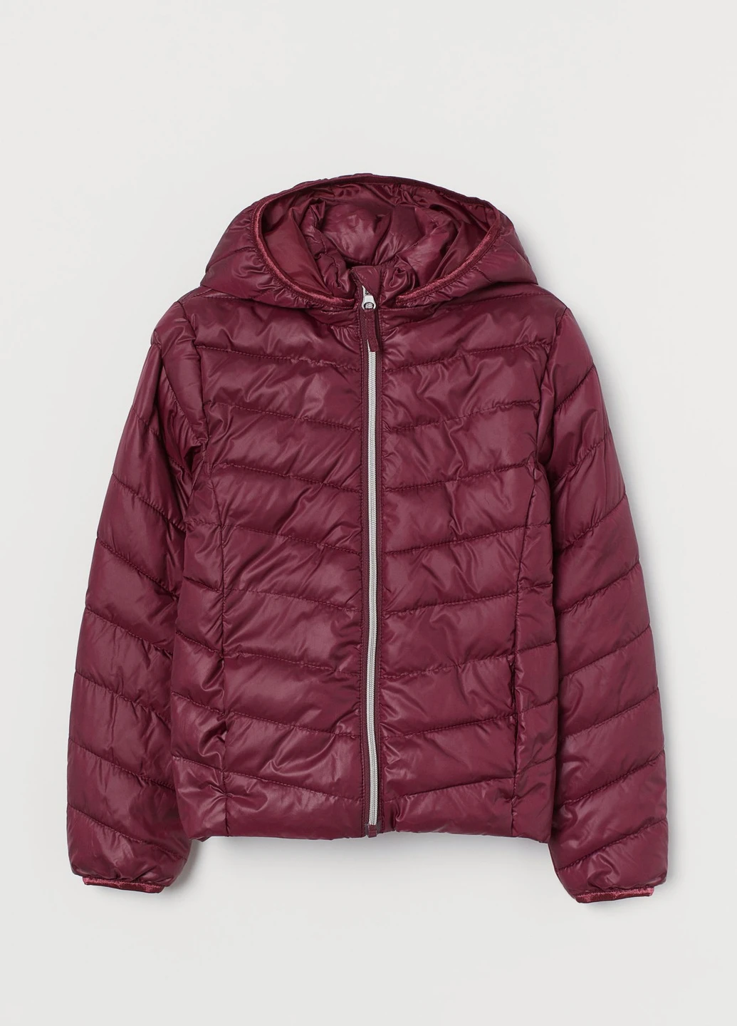 Бордовая демисезонная куртка H&M