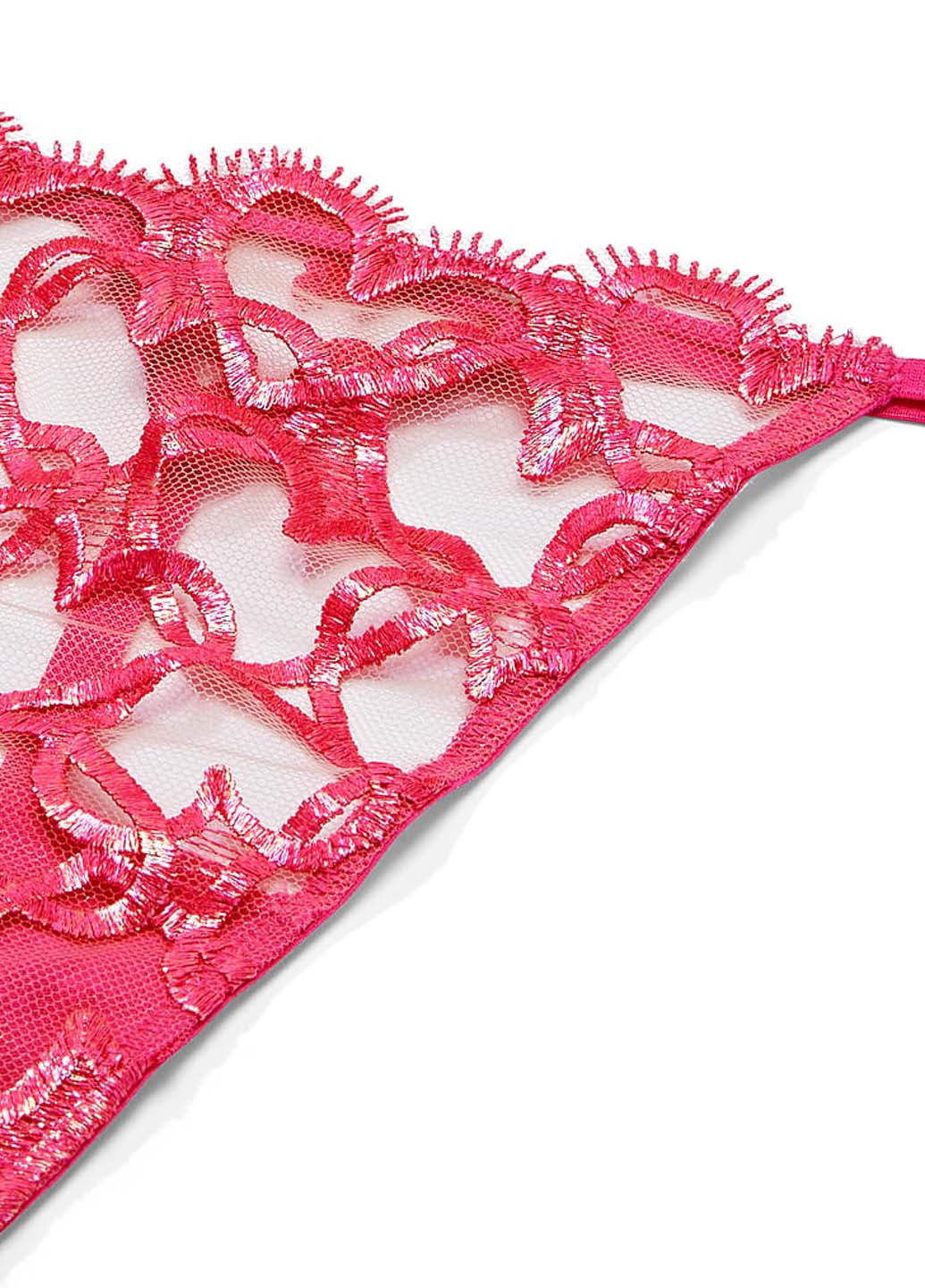 Рожевий демісезонний комплект (корсет, трусики) Victoria's Secret