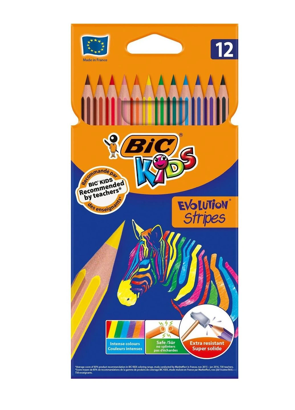 Олівці кольорові 12 кольорів Bic (248407793)