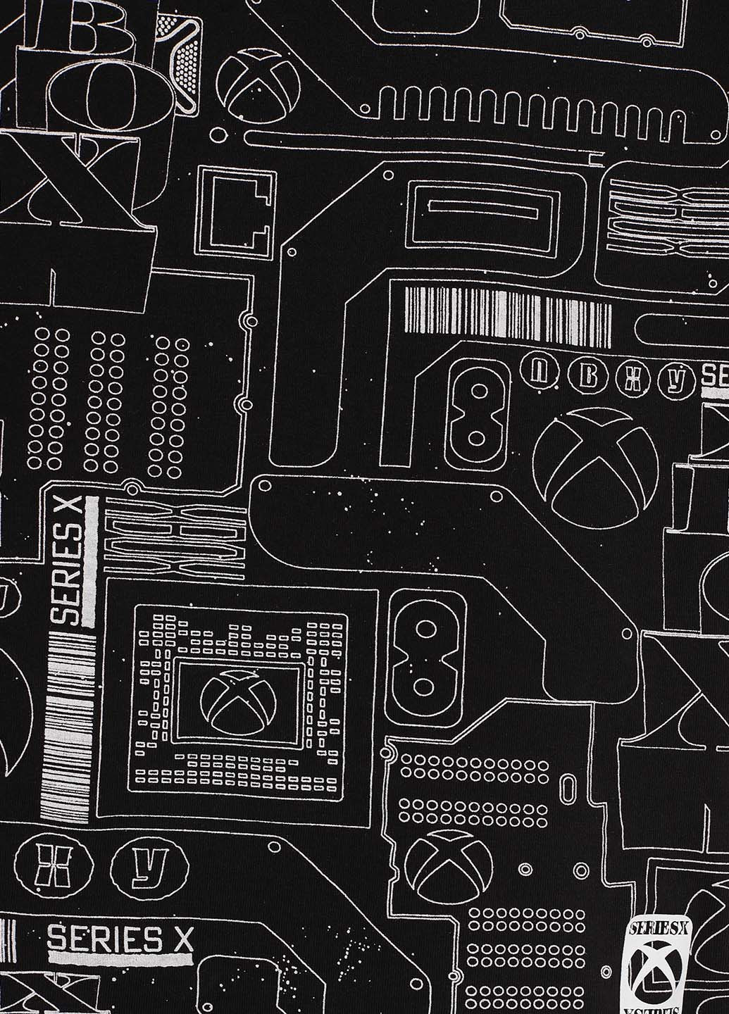 Черная летняя футболка OVS