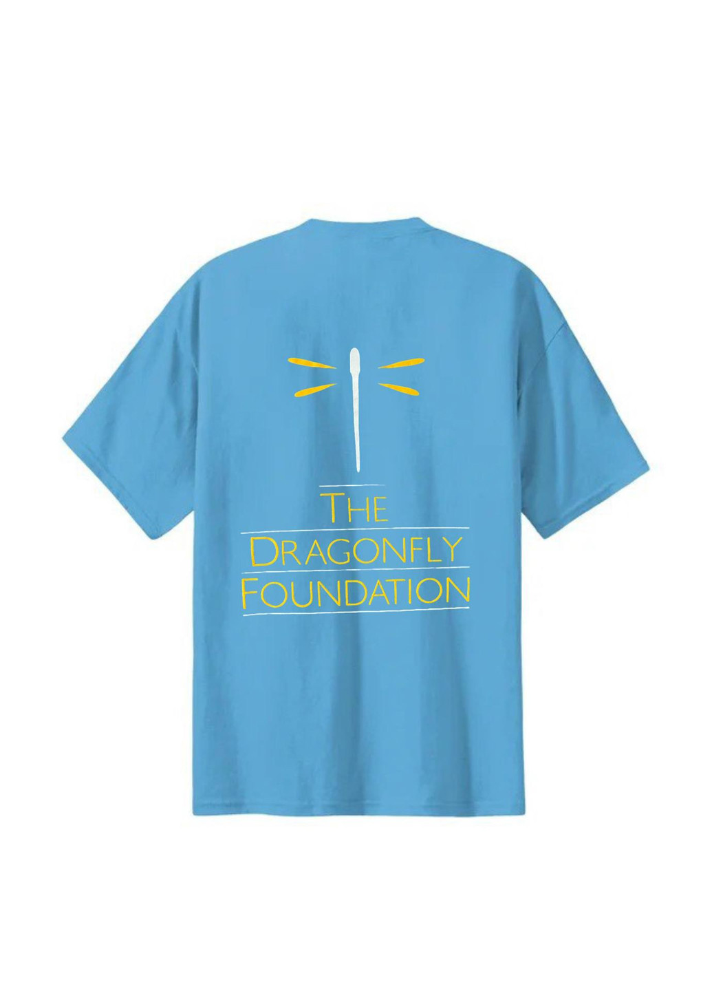 Голубая летняя футболка Jerzees