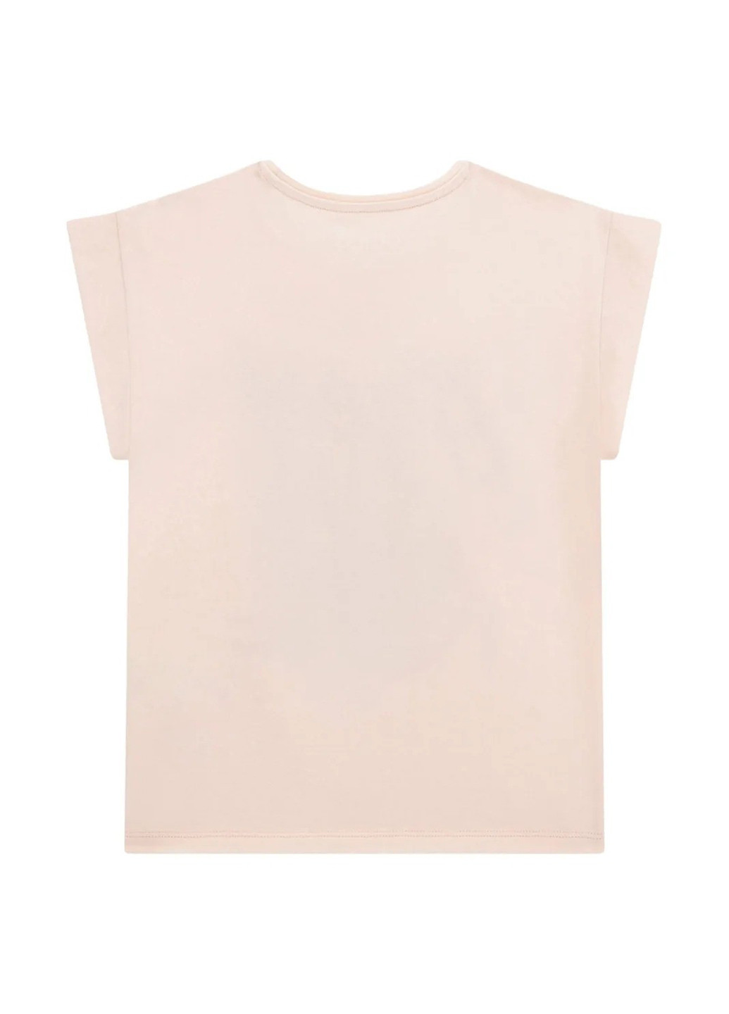 Світло-рожева літня футболка Guess