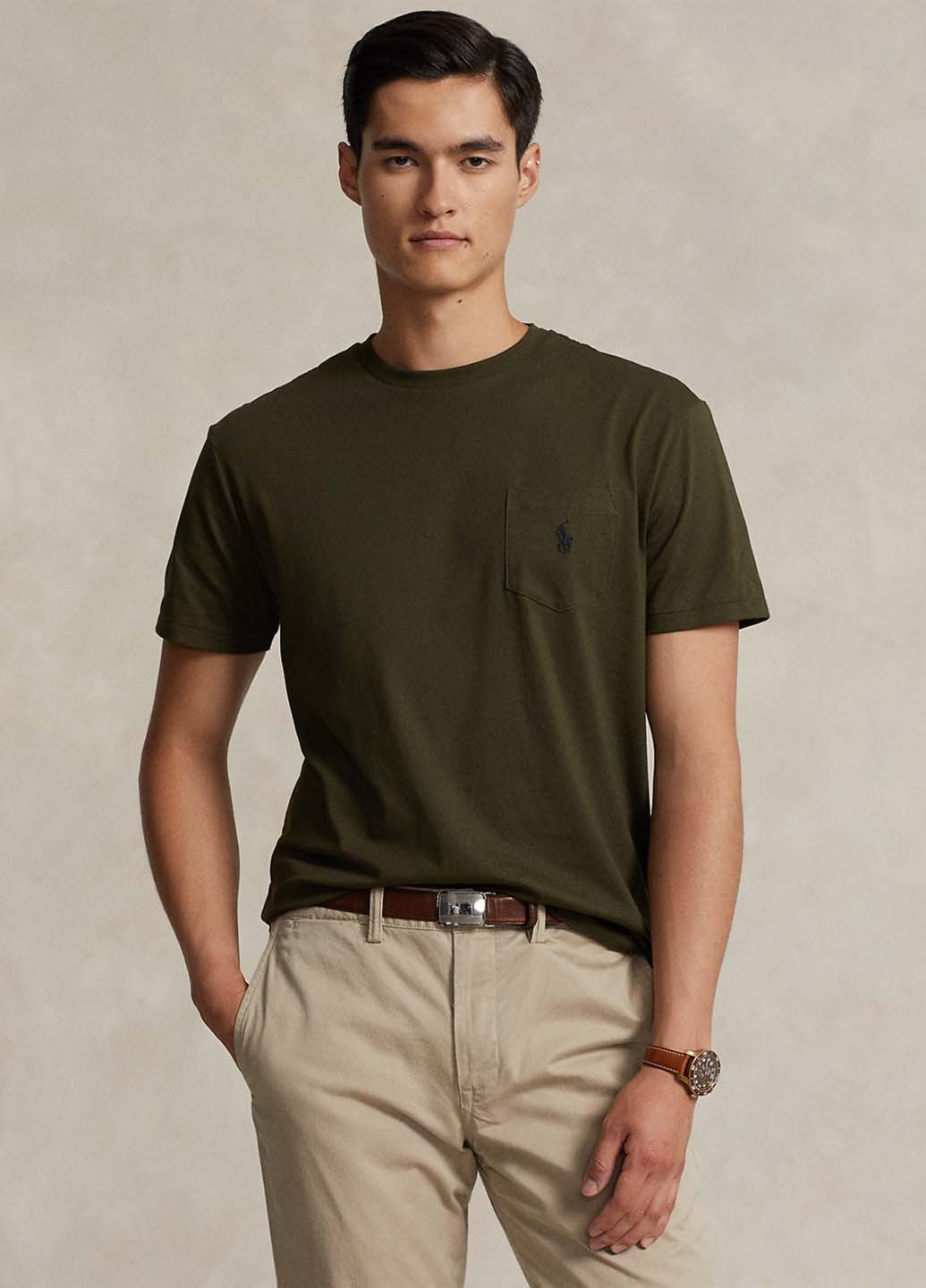 Хакі (оливкова) футболка Ralph Lauren