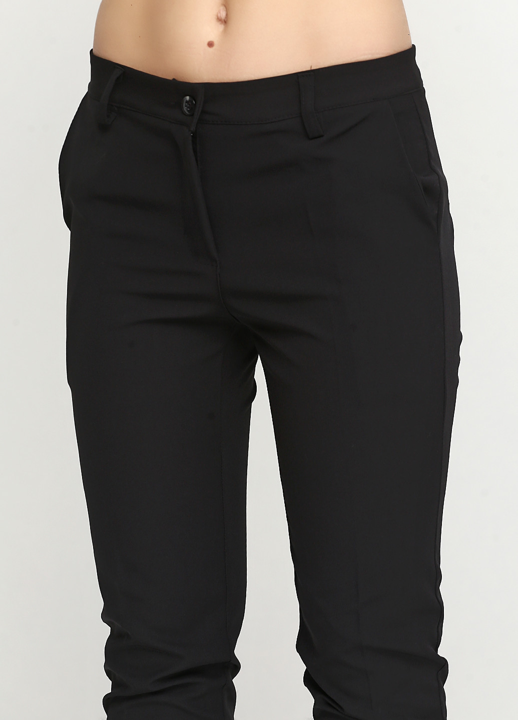 Черные кэжуал демисезонные брюки Y.TWO Jeans