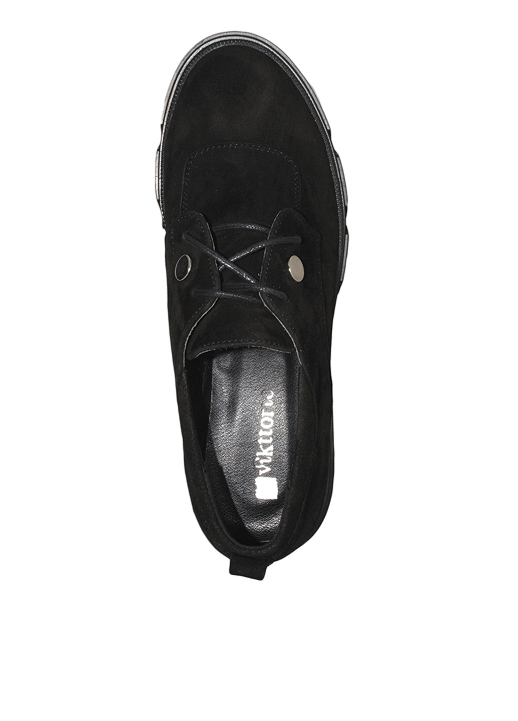Vikttorio Туфли R69321-11 Черный черный з натуральная замша, украина — демисезон (199239666)