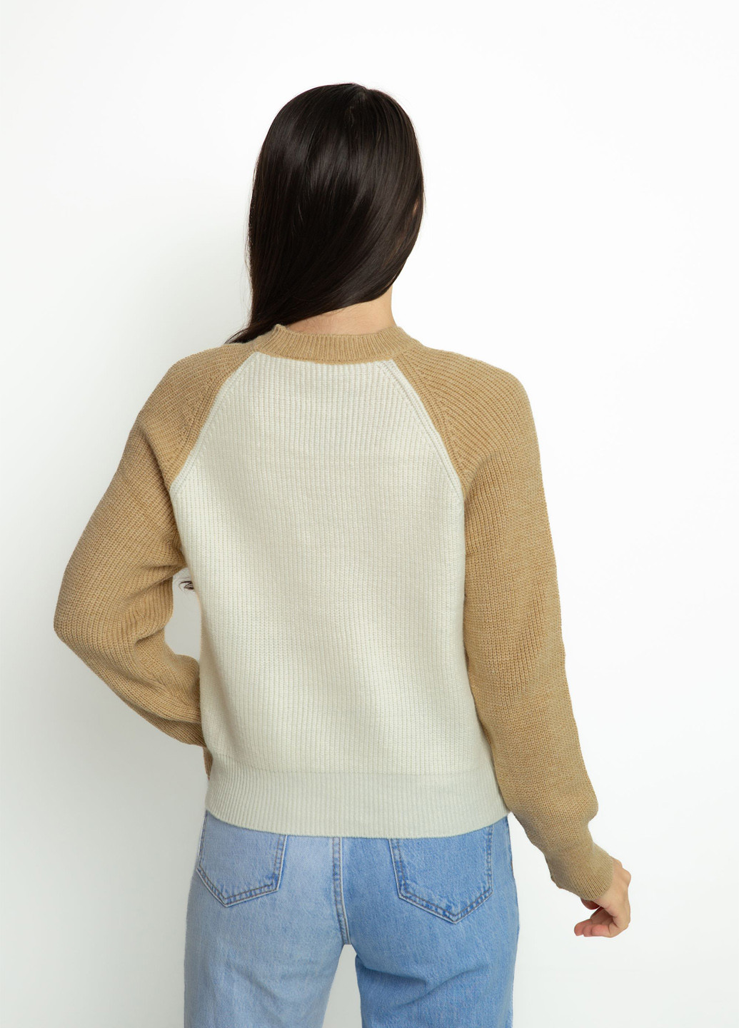 Комбинированный демисезонный джемпер джемпер Time of Style