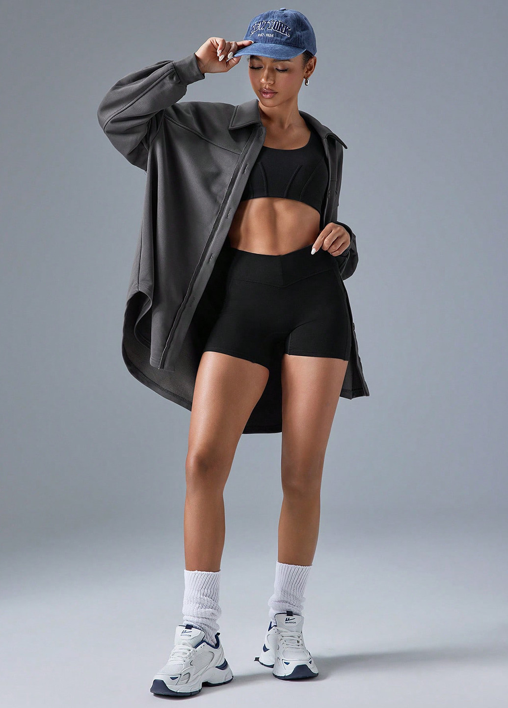 Куртка-сорочка SHEIN (332389204)