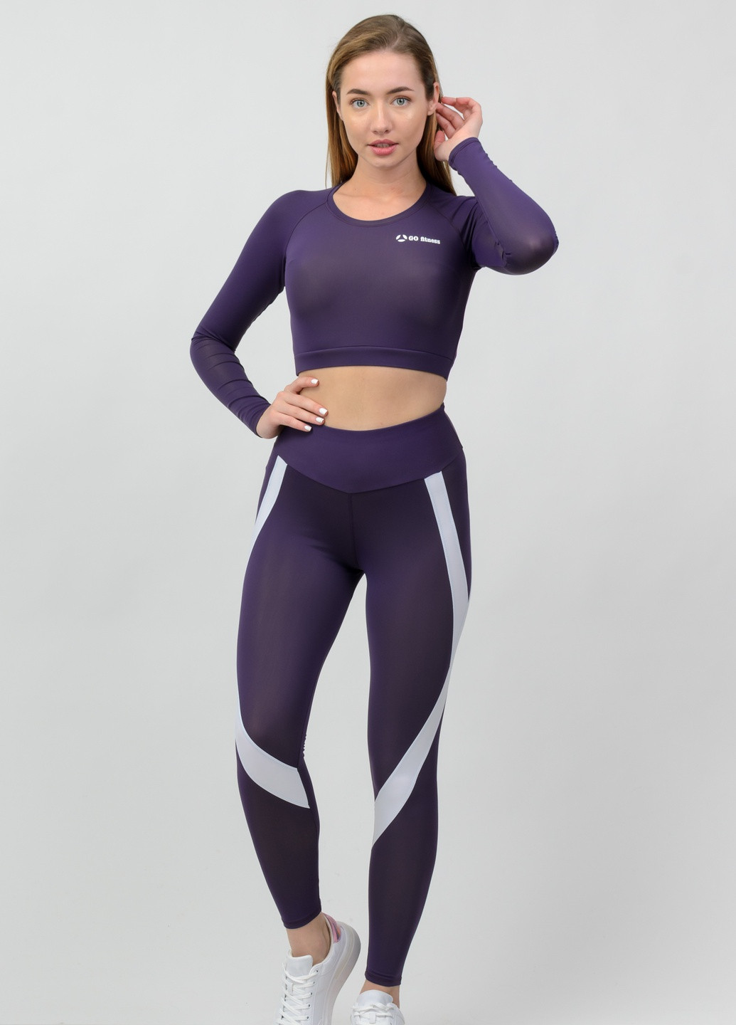 Женский спортивный костюм (комплект: рашгард + леггинсы) для занятий спортом GF SPORT (206650264)