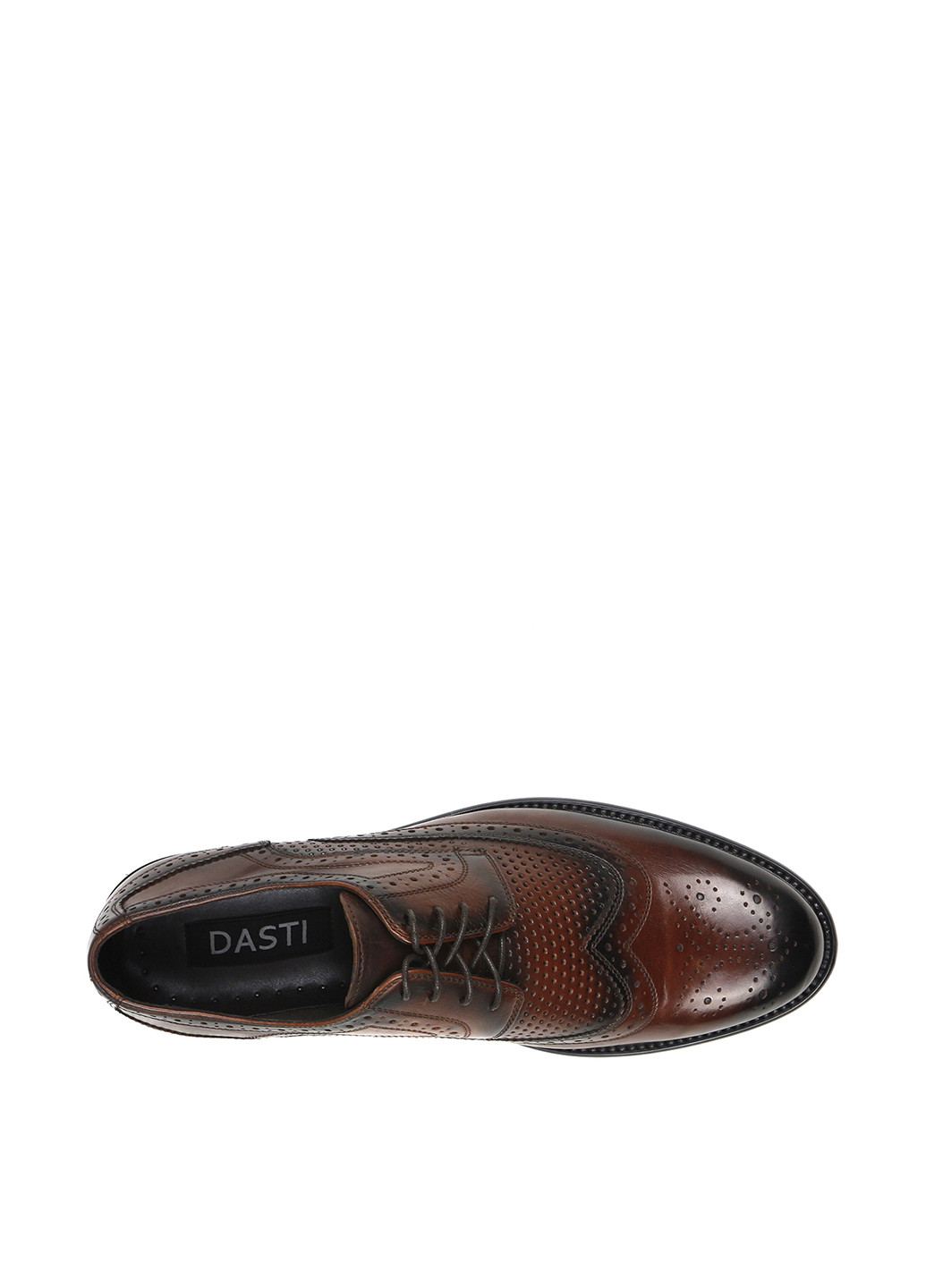 Коричневые классические туфли Dasti на шнурках