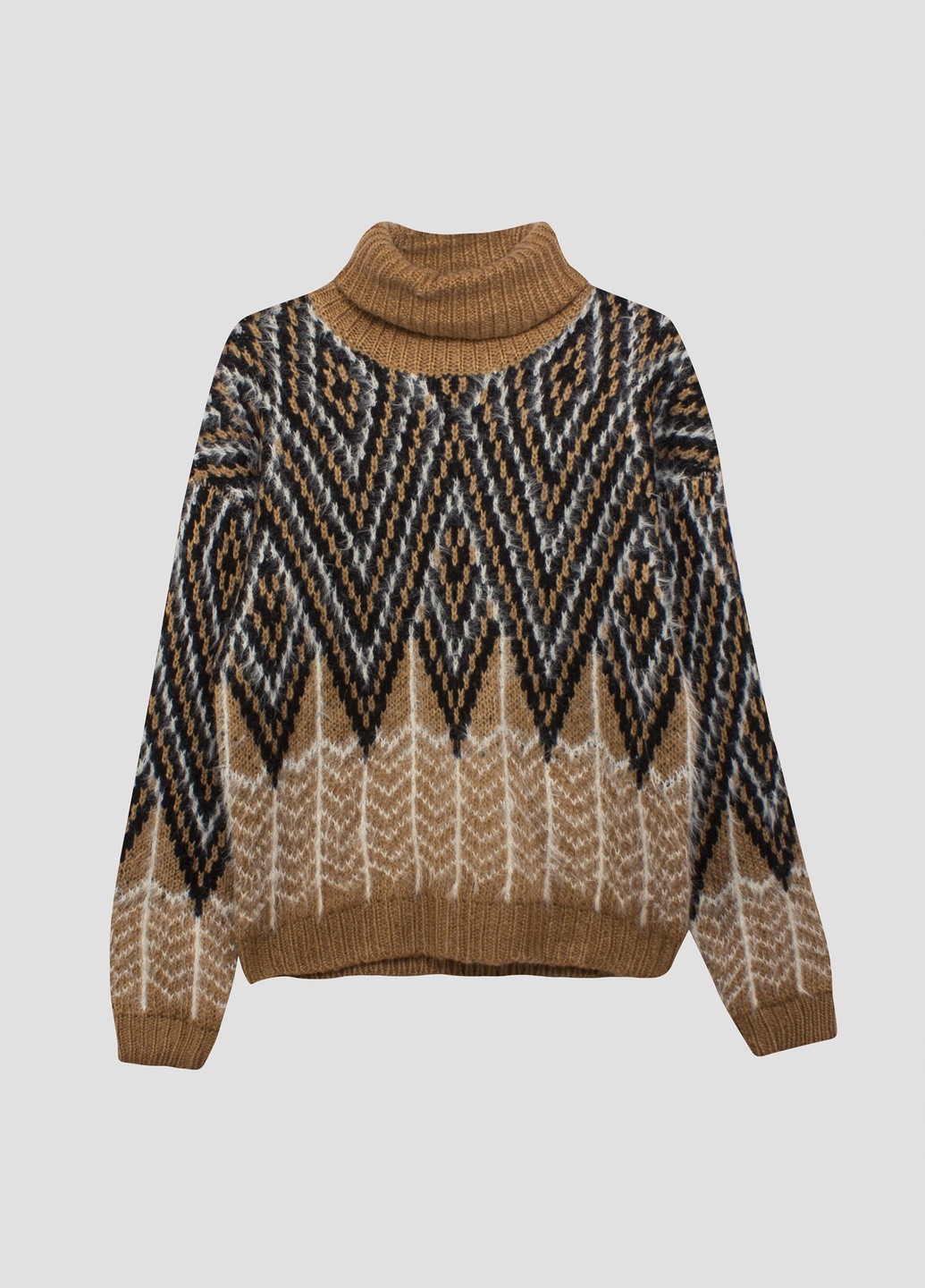 Комбинированный демисезонный свитер myMO