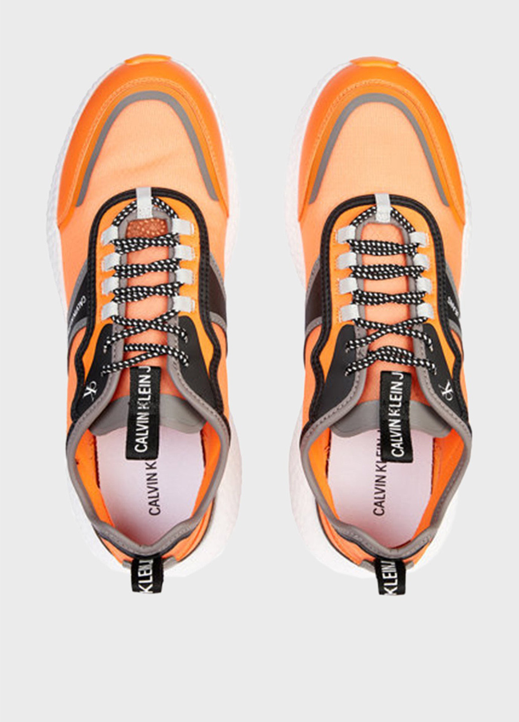 Оранжевые всесезонные кроссовки Calvin Klein Jeans