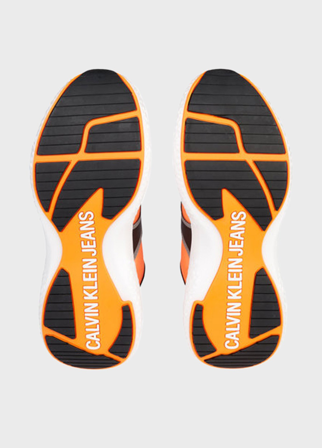 Оранжевые всесезонные кроссовки Calvin Klein Jeans