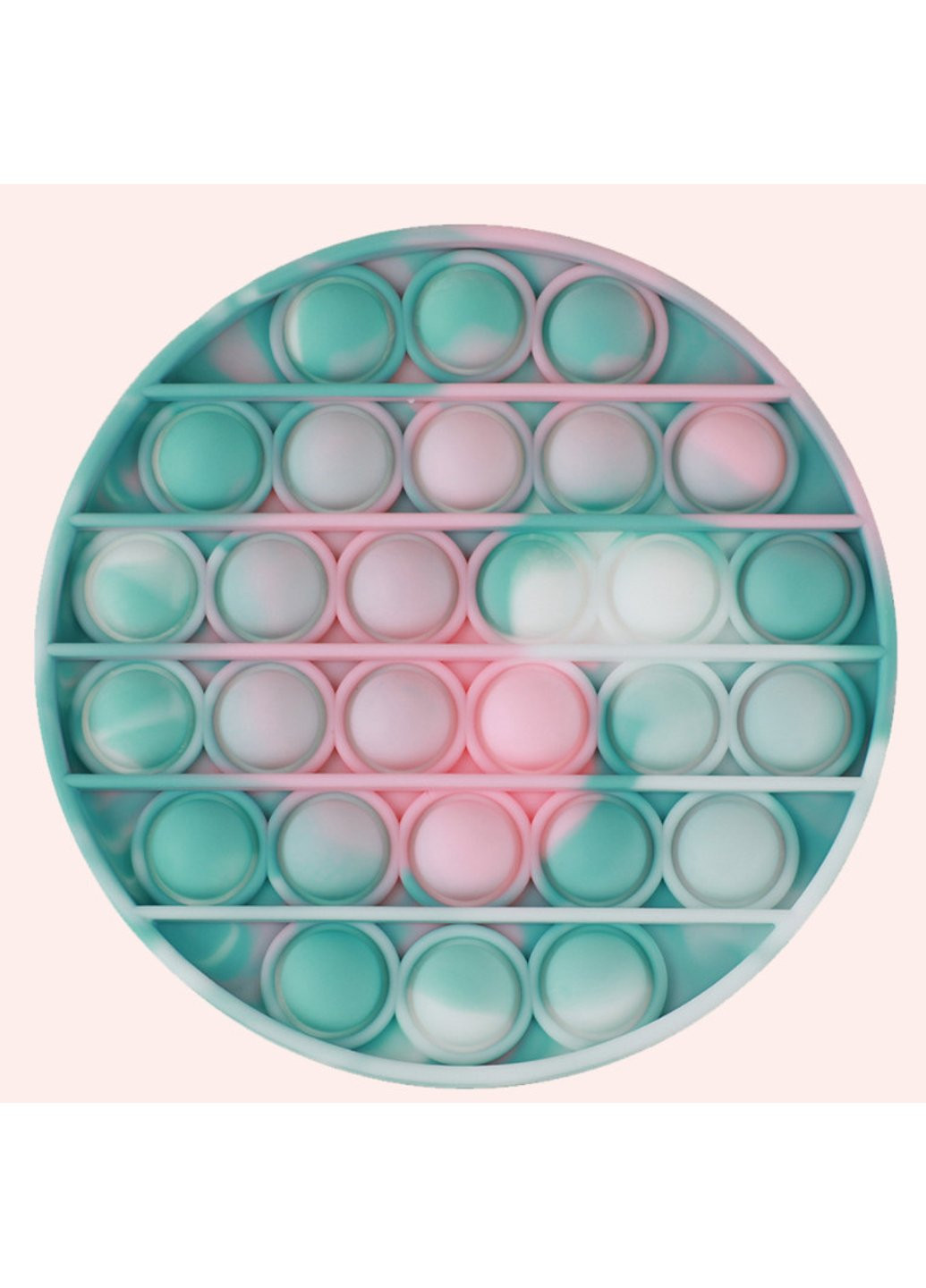 Антистрес іграшка Pop It Бірюзове коло пухирця 5094 Power (254416013)