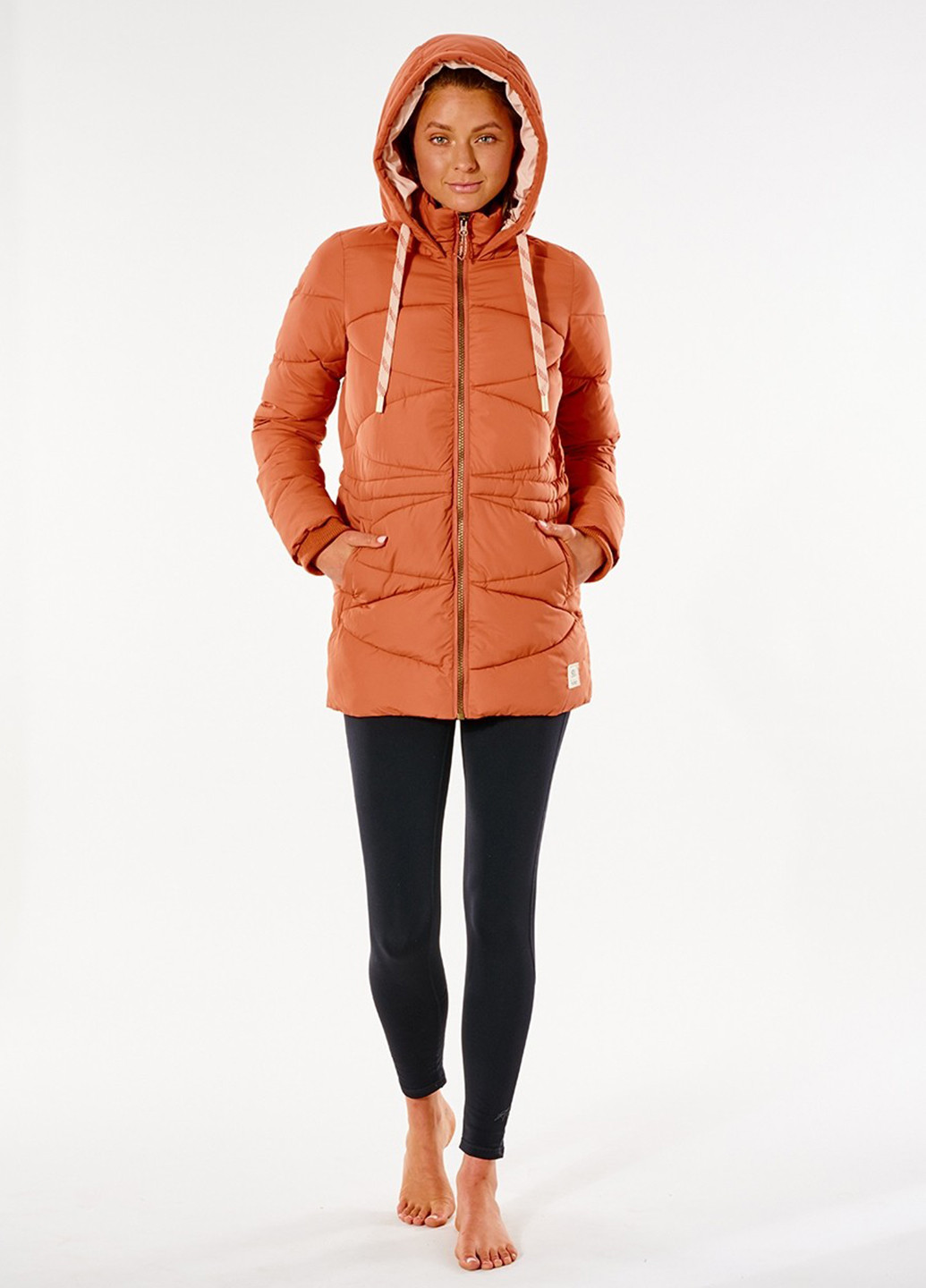 Помаранчева зимня куртка Rip Curl ANTI SERIES SWC JACKET