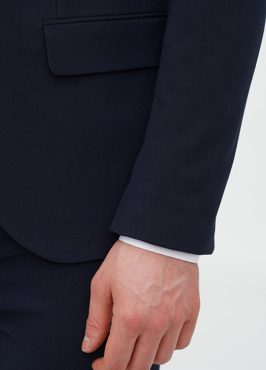 Темно-синій демісезонний костюм (піджак, штани) брючний Trend Collection