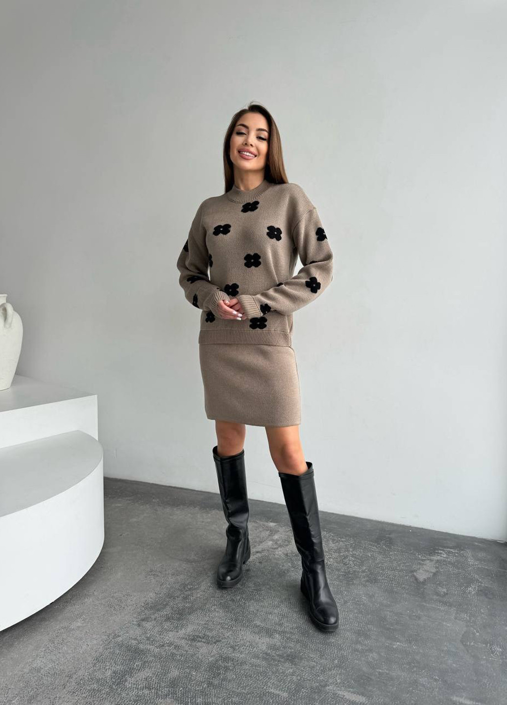 Костюм (джемпер, юбка) No Brand (365959871)