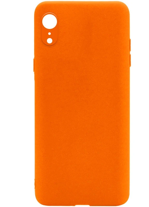 Силиконовый чехол Candy Full Camera для Apple iPhone XR (6.1') Оранжевый / Orange (is_00000043692_8) Epik (229725096)